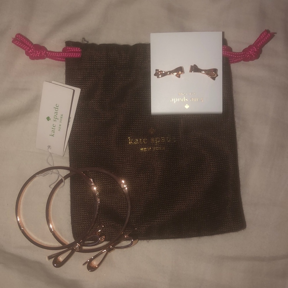 Kate spade bracelet and earring set